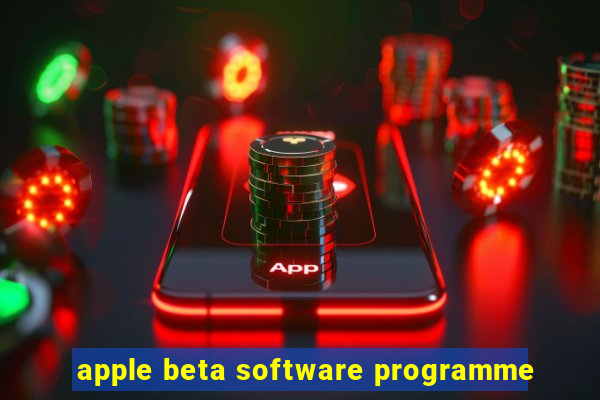 apple beta software programme